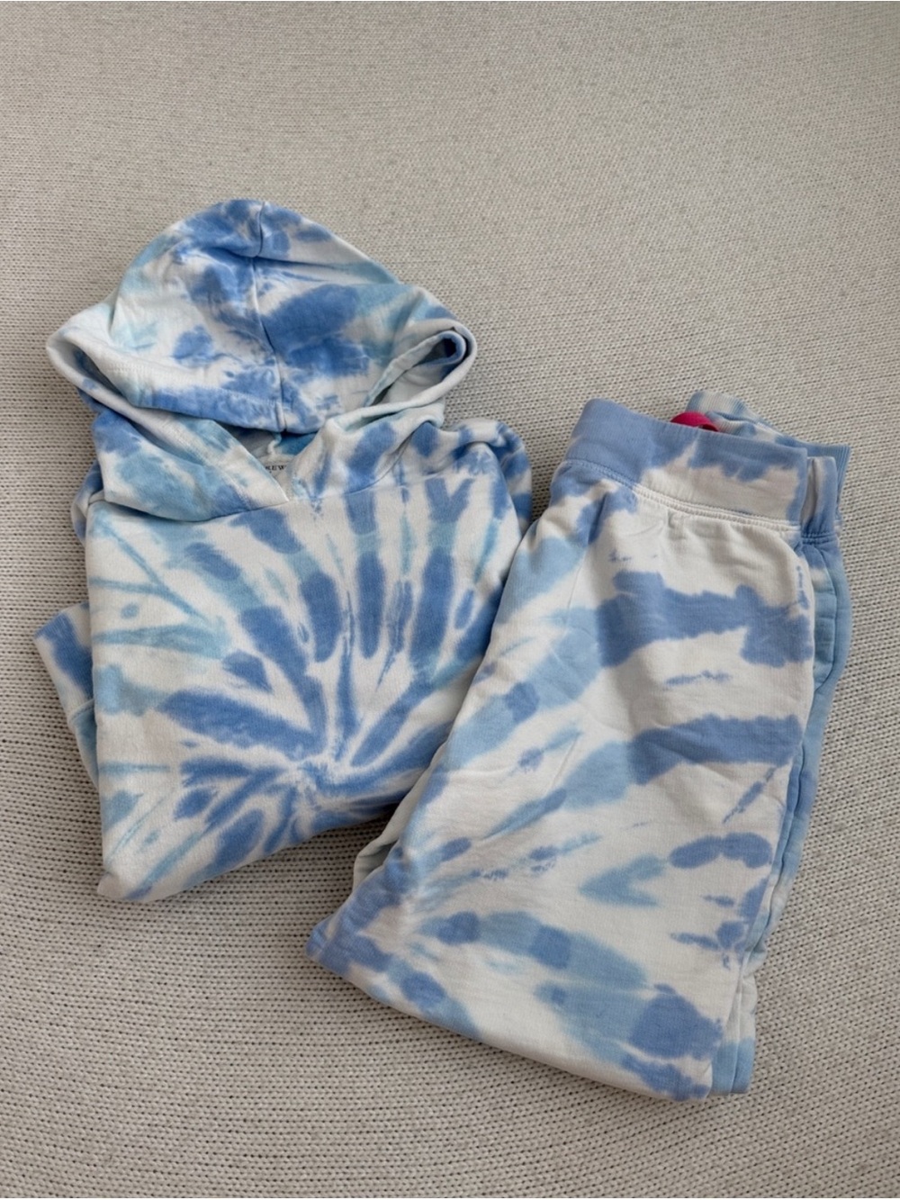 J Crew 100% Cotton Tie Dye 2 Piece Sweat Set Size XS